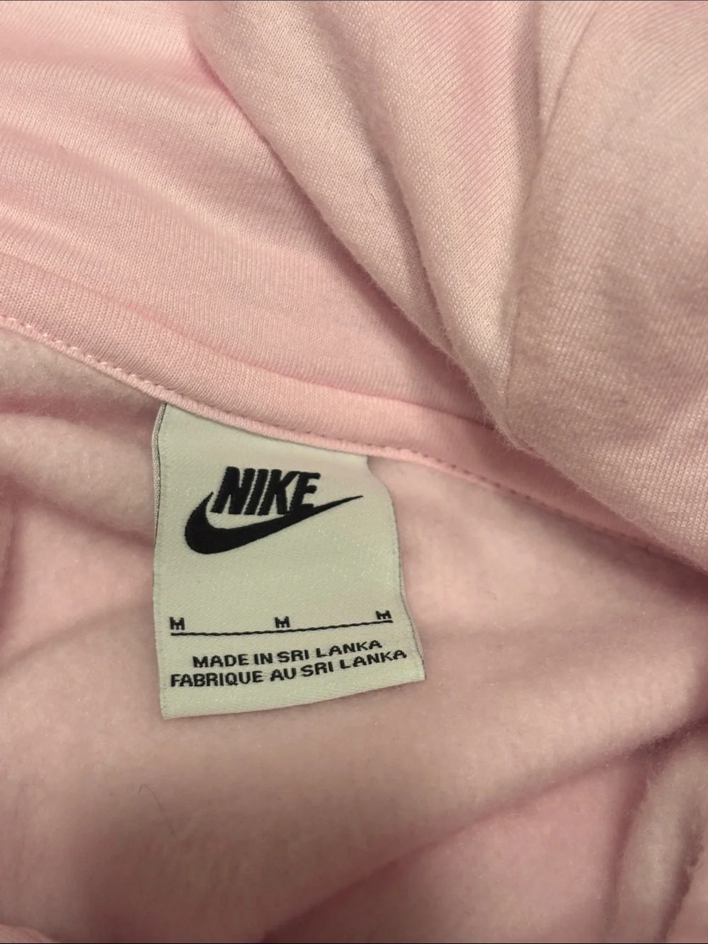 Nike Light Pink Men’s Pullover Hoodie M